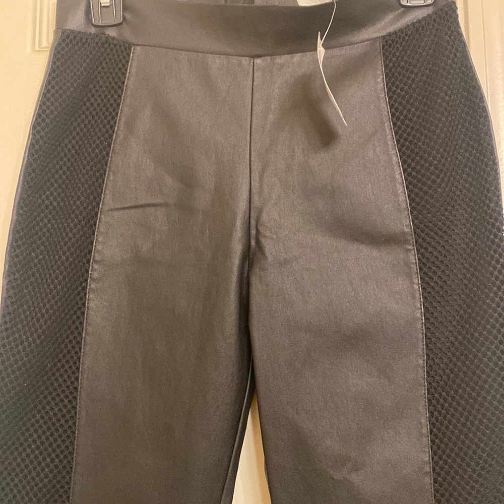 Windsor Perfectly Chic Skinny Dress Pants w/ fish net legs - Size Med